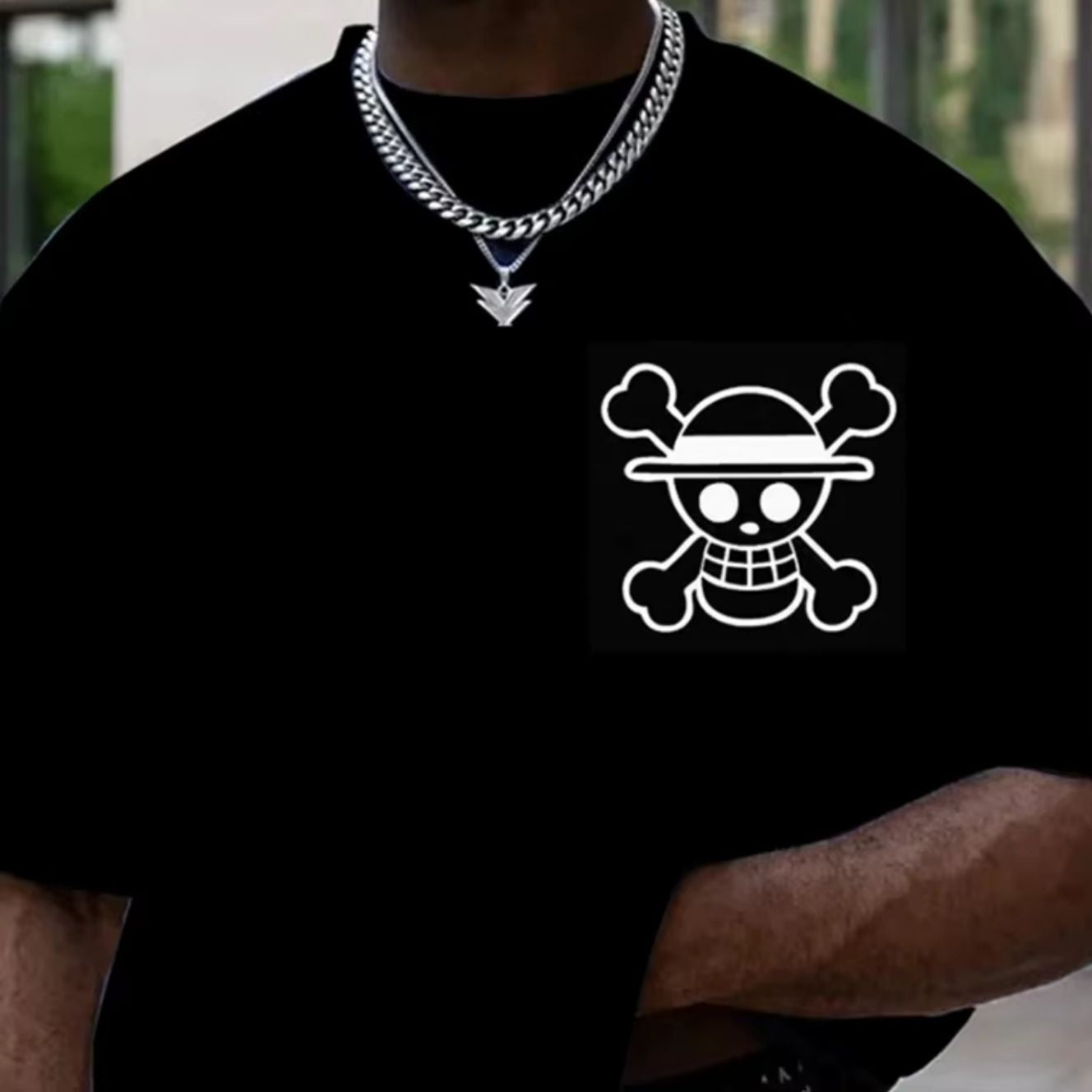 camiseta calavera one piece