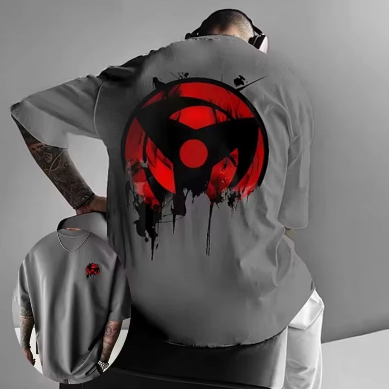 camiseta ojo sharingan